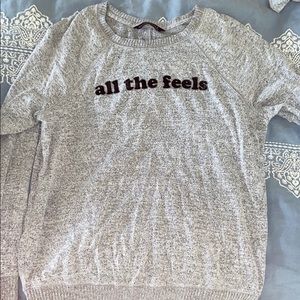 Cozy all the feels Abercrombie top!